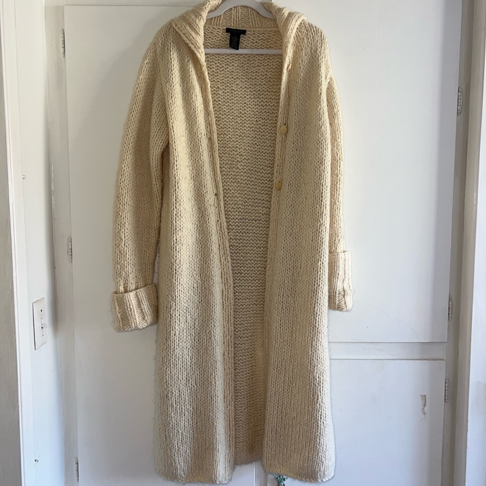 Donna Karan Signature Cream Mohair Blend Sweater
